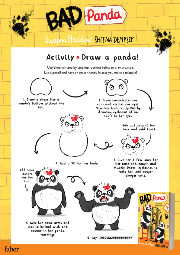 Draw your very own Bad Panda